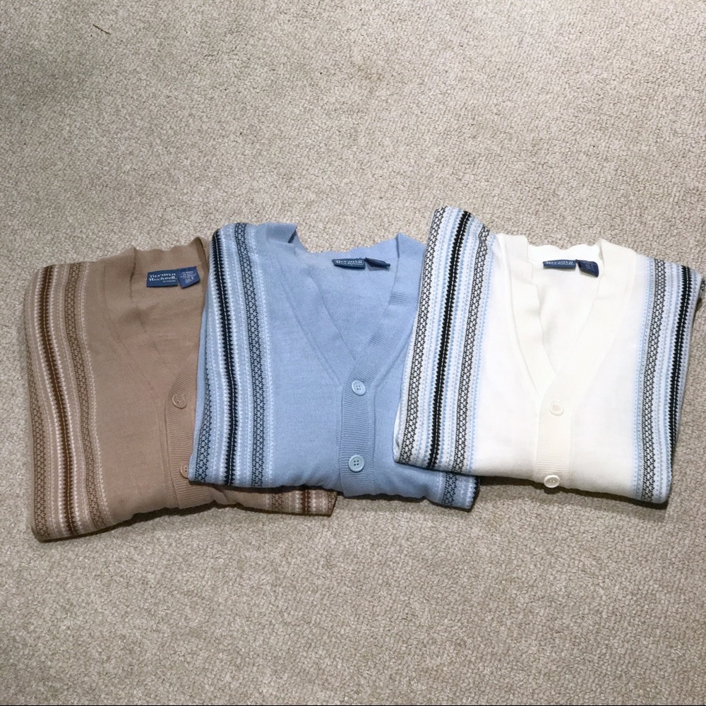 3 Norman Rockwell by HABAND Cardigan Sweaters